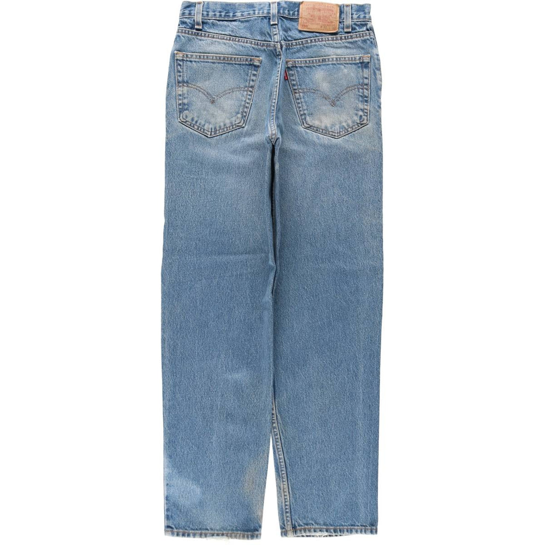 00'S Levi's 550 Relaxed Fit Tapered Denim Pants for Men, W31 cotton Blue type light blue Vintage Second Hand