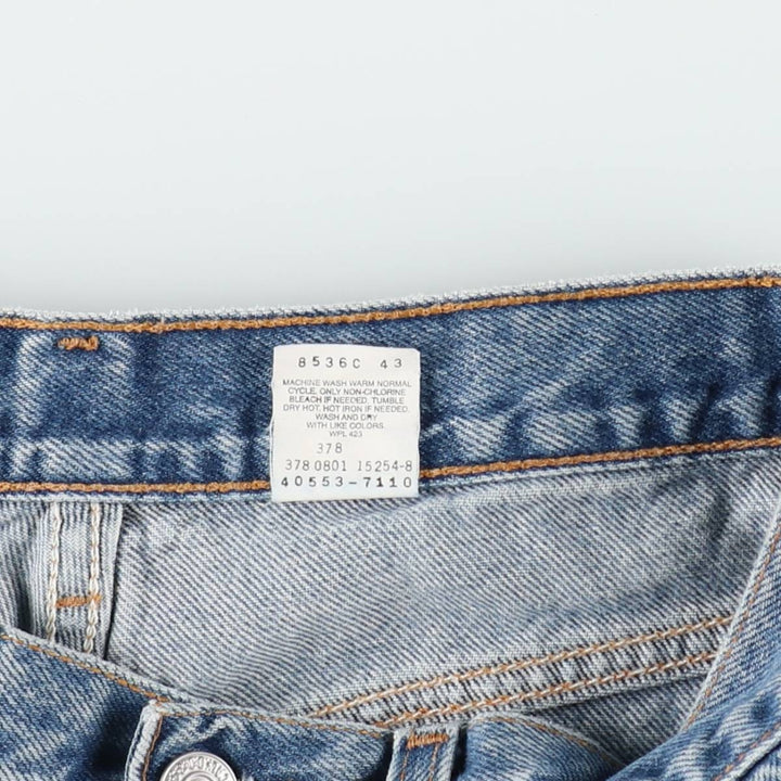00'S Levi's 550 Relaxed Fit Tapered Denim Pants for Men, W31 cotton Blue type light blue Vintage Second Hand