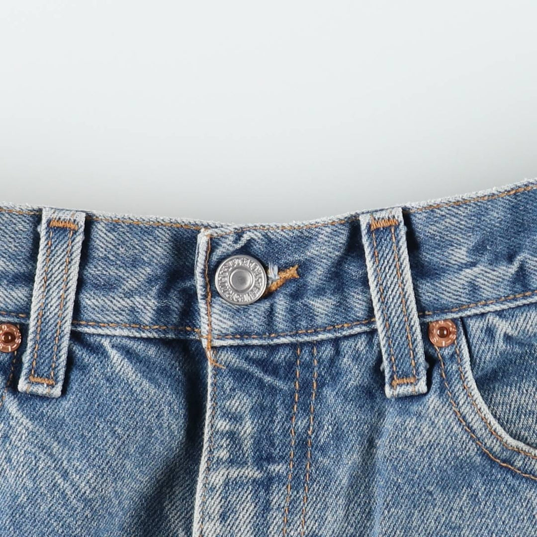 00'S Levi's 550 Relaxed Fit Tapered Denim Pants for Men, W31 cotton Blue type light blue Vintage Second Hand