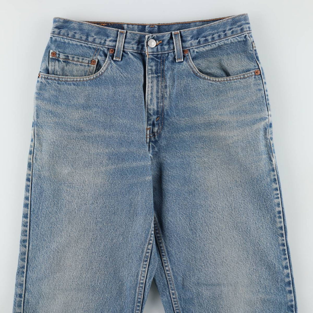 00'S Levi's 550 Relaxed Fit Tapered Denim Pants for Men, W31 cotton Blue type light blue Vintage Second Hand