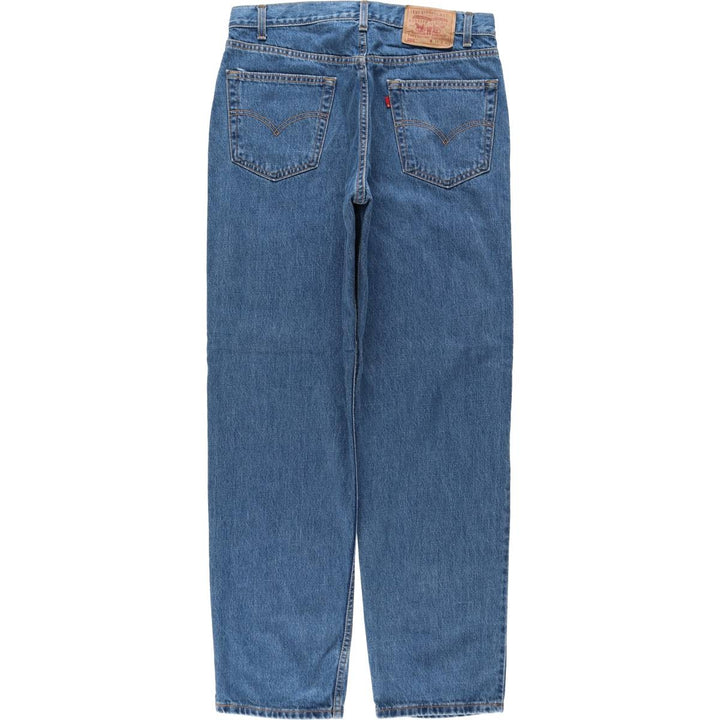 2000'S Levi's 550 Relaxed Fit Tapered Denim Pants, Made in Canada, Men's Size W34 (approx.) cotton blue type Vintage Second Hand
