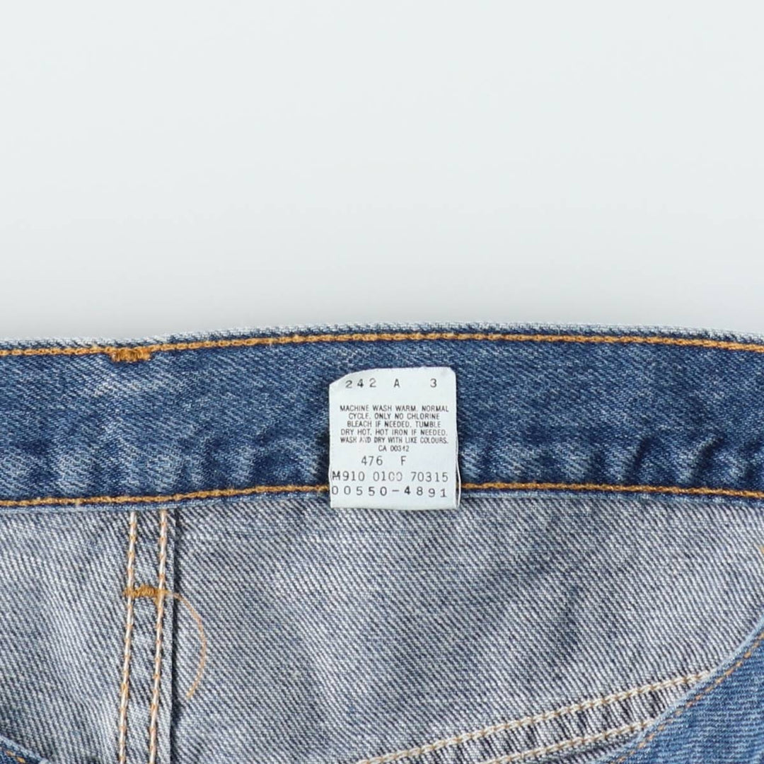 2000'S Levi's 550 Relaxed Fit Tapered Denim Pants, Made in Canada, Men's Size W34 (approx.) cotton blue type Vintage Second Hand