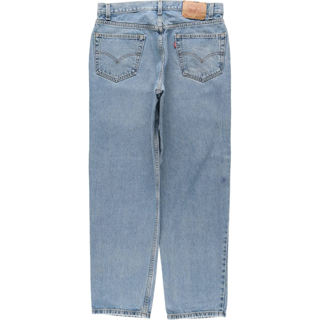00'S Levi's 550 Relaxed Fit Tapered Denim Pants Men's W34 cotton blue type Vintage Second Hand