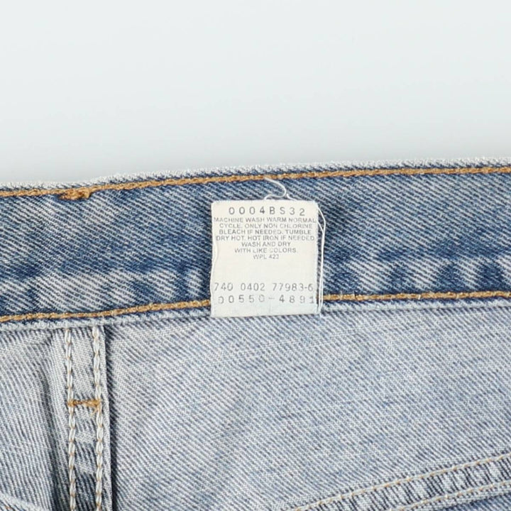 00'S Levi's 550 Relaxed Fit Tapered Denim Pants Men's W34 cotton blue type Vintage Second Hand