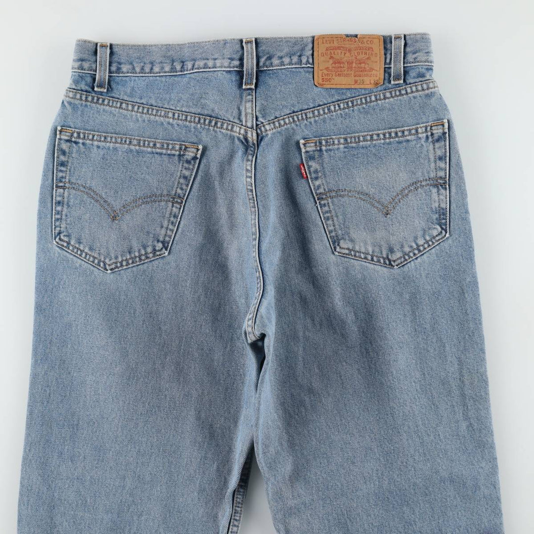 00'S Levi's 550 Relaxed Fit Tapered Denim Pants Men's W34 cotton blue type Vintage Second Hand