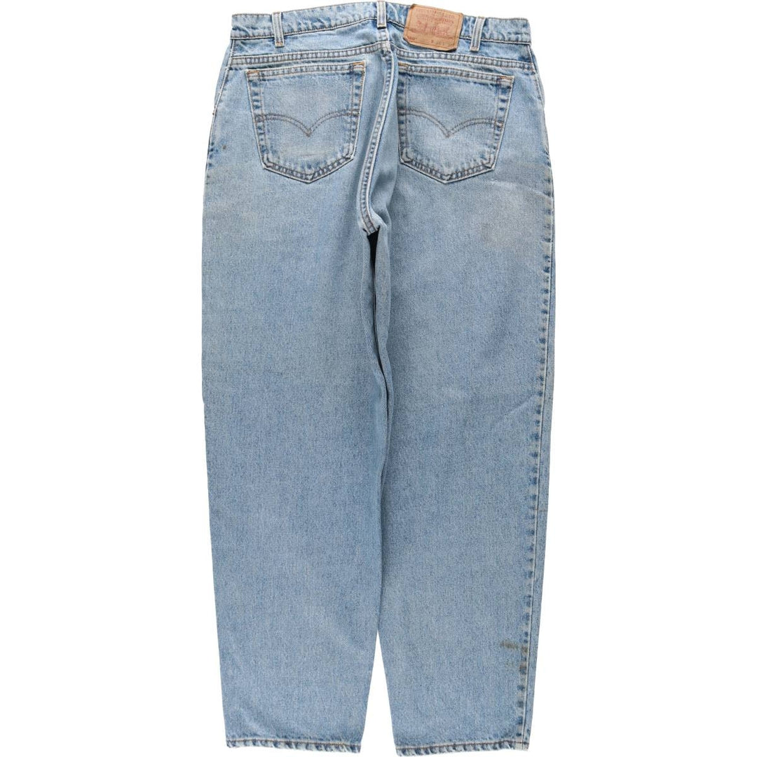 90'S Levi's 560 LOOSE FIT TAPERED LEG Tapered Denim Pants Made in USA Men's W36 Vintage cotton blue type Vintage Second Hand