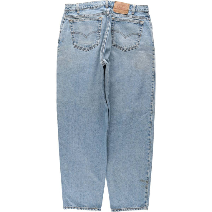 90'S Levi's 560 LOOSE FIT TAPERED LEG Tapered Denim Pants Made in USA Men's W36 Vintage cotton blue type Vintage Second Hand