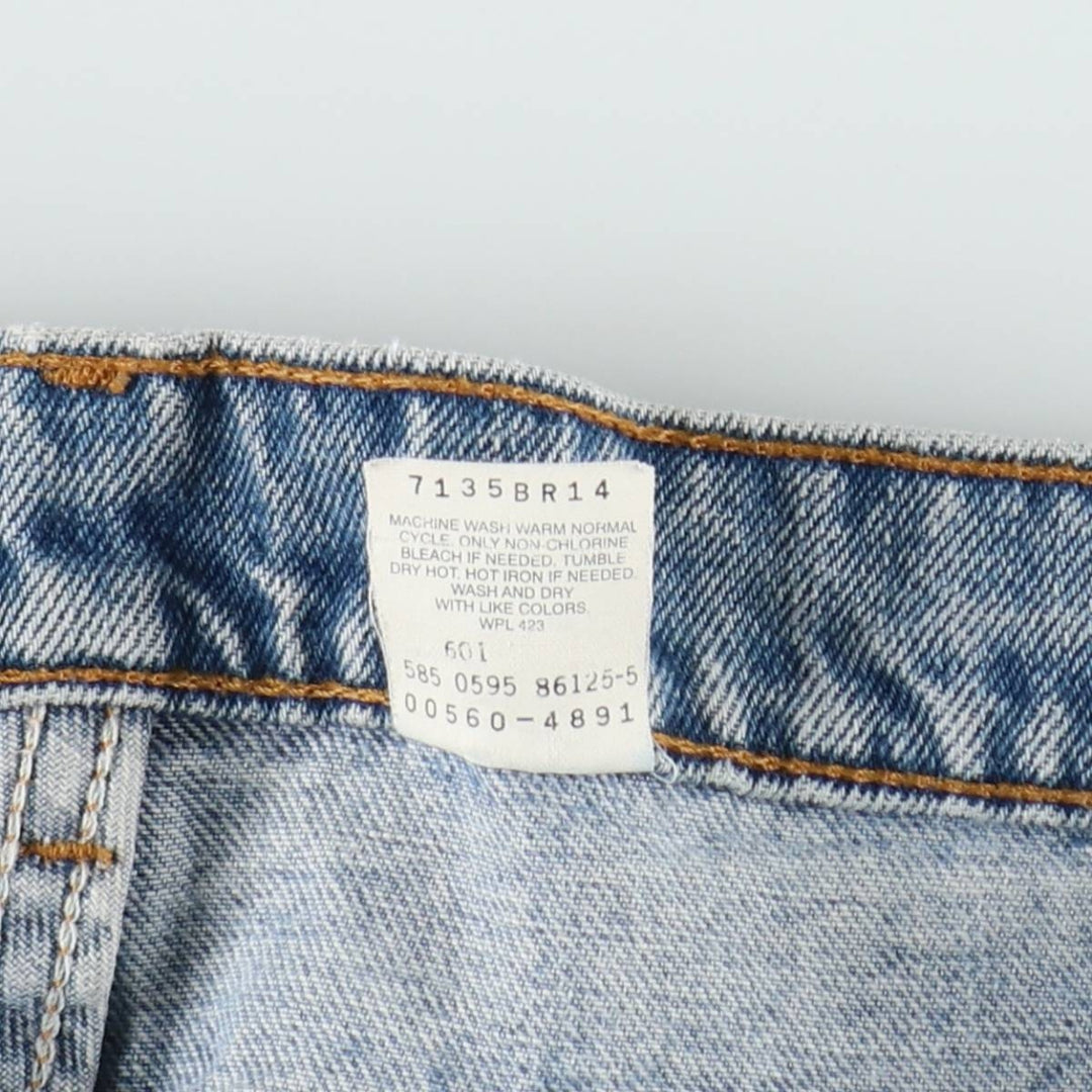 90'S Levi's 560 LOOSE FIT TAPERED LEG Tapered Denim Pants Made in USA Men's W36 Vintage cotton blue type Vintage Second Hand