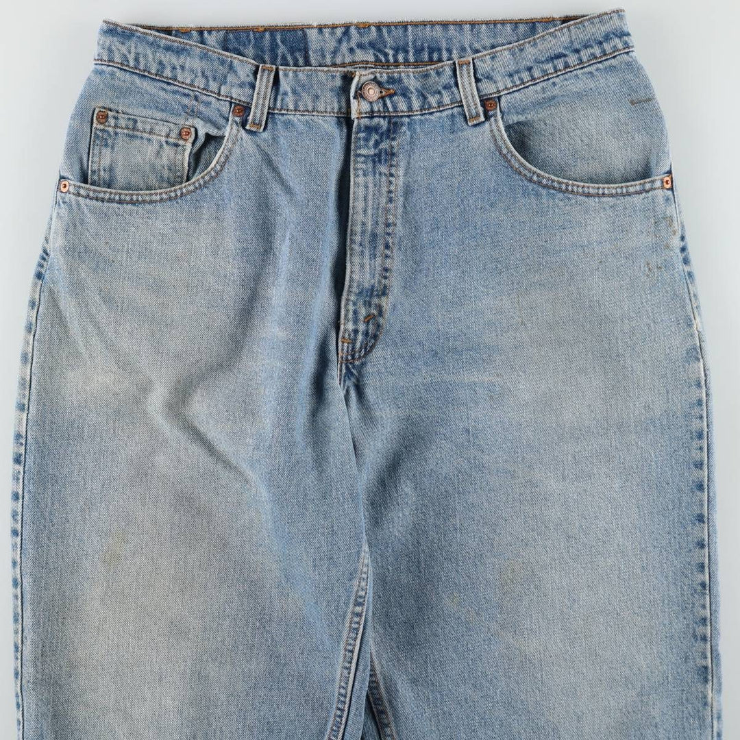 90'S Levi's 560 LOOSE FIT TAPERED LEG Tapered Denim Pants Made in USA Men's W36 Vintage cotton blue type Vintage Second Hand