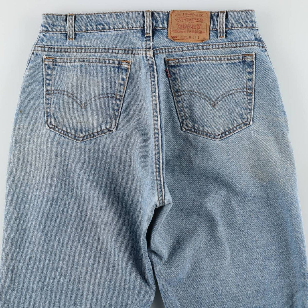 90'S Levi's 560 LOOSE FIT TAPERED LEG Tapered Denim Pants Made in USA Men's W36 Vintage cotton blue type Vintage Second Hand