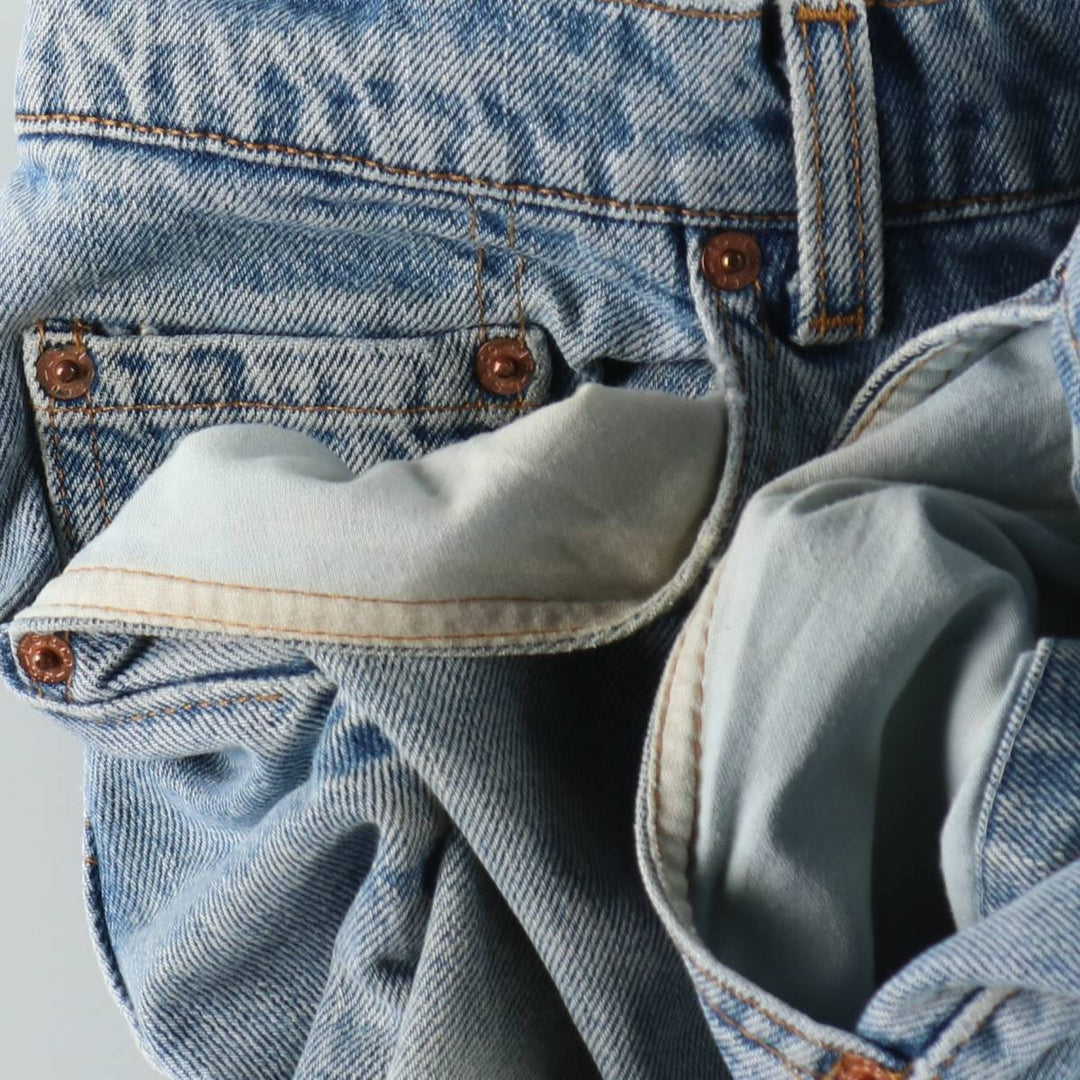 90'S Levi's 560 LOOSE FIT TAPERED LEG Tapered Denim Pants Made in USA Men's W36 Vintage cotton blue type Vintage Second Hand