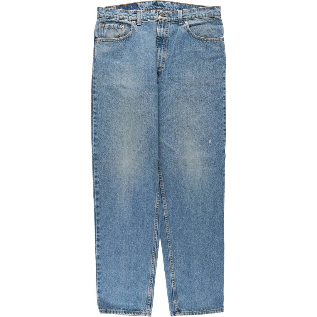 1990'S Levi's 550-4891 Relaxed Fit Tapered Leg Denim Pants, Made in USA, Men's Size W37 (approx.), Vintage cotton blue type Vintage Second Hand