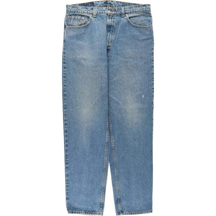 1990'S Levi's 550-4891 Relaxed Fit Tapered Leg Denim Pants, Made in USA, Men's Size W37 (approx.), Vintage cotton blue type Vintage Second Hand