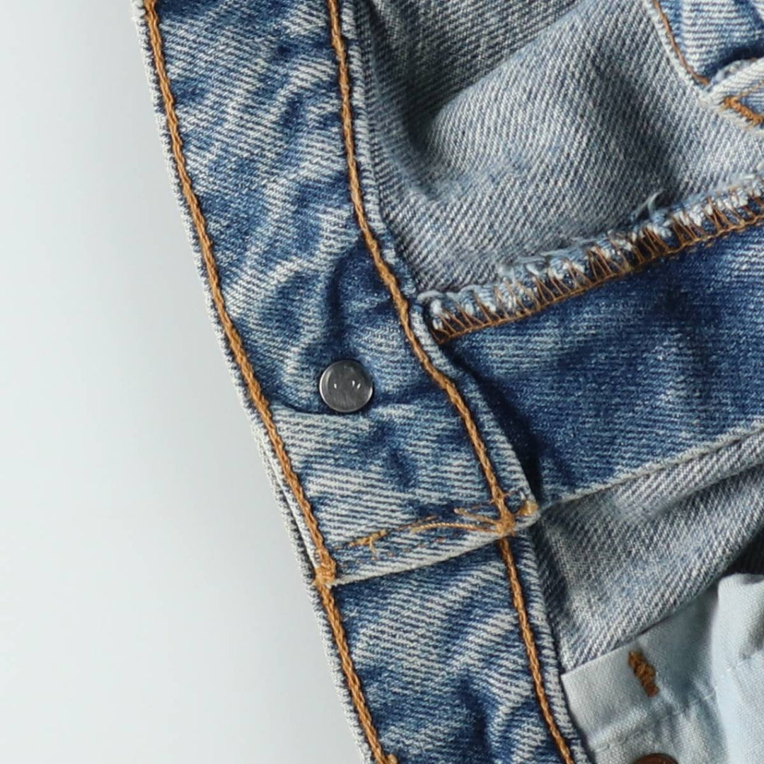 1990'S Levi's 550-4891 Relaxed Fit Tapered Leg Denim Pants, Made in USA, Men's Size W37 (approx.), Vintage cotton blue type Vintage Second Hand