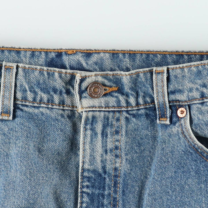 1990'S Levi's 550-4891 Relaxed Fit Tapered Leg Denim Pants, Made in USA, Men's Size W37 (approx.), Vintage cotton blue type Vintage Second Hand