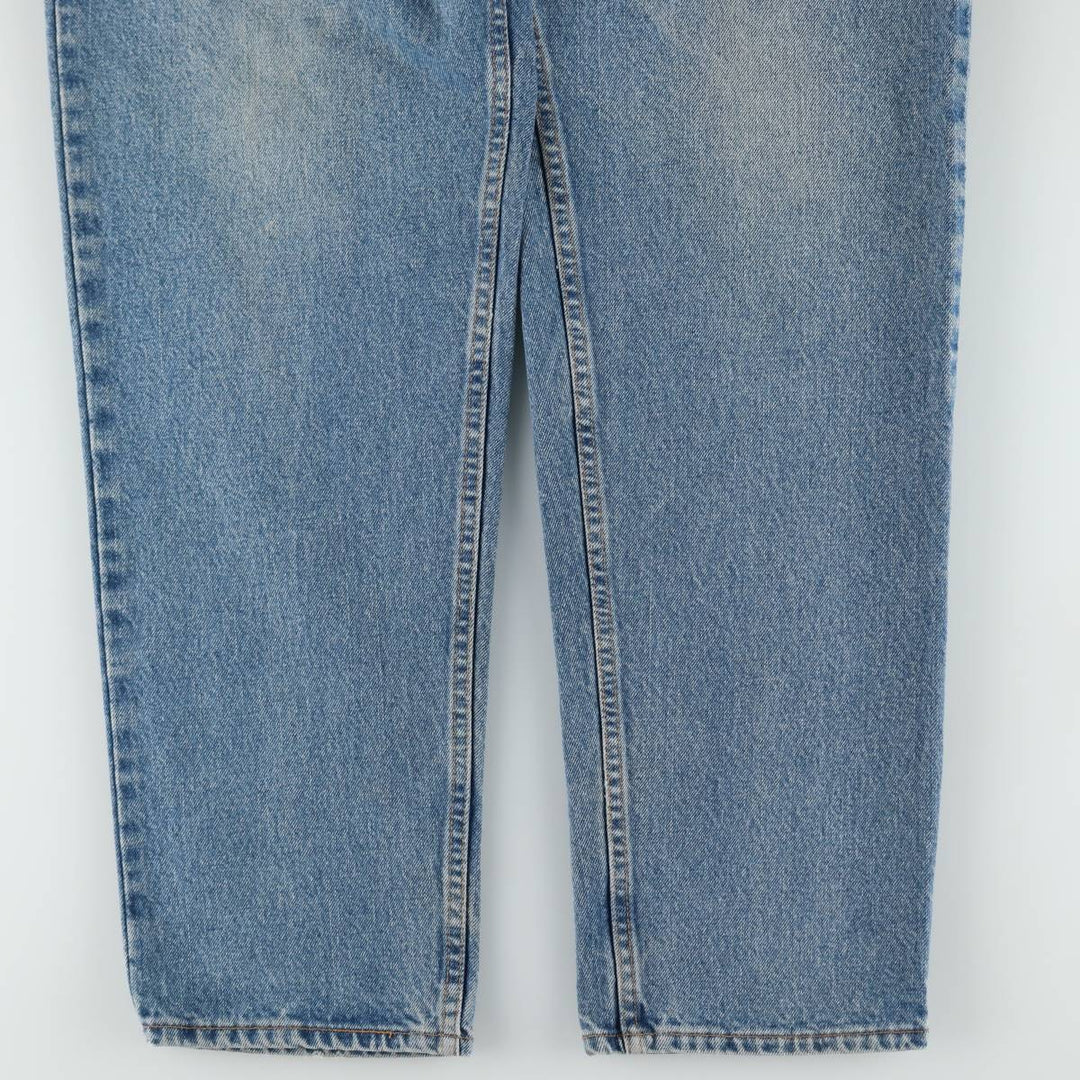1990'S Levi's 550-4891 Relaxed Fit Tapered Leg Denim Pants, Made in USA, Men's Size W37 (approx.), Vintage cotton blue type Vintage Second Hand