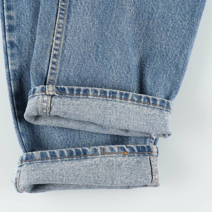 1990'S Levi's 550-4891 Relaxed Fit Tapered Leg Denim Pants, Made in USA, Men's Size W37 (approx.), Vintage cotton blue type Vintage Second Hand