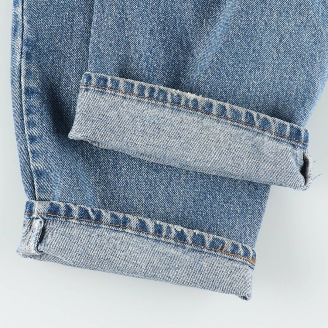 1990'S Levi's 550-4891 Relaxed Fit Tapered Leg Denim Pants, Made in USA, Men's Size W37 (approx.), Vintage cotton blue type Vintage Second Hand