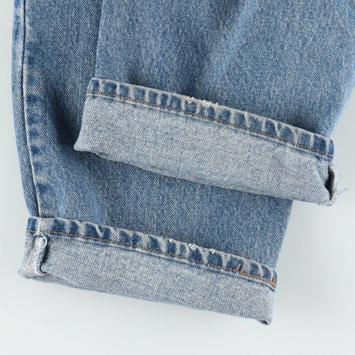1990'S Levi's 550-4891 Relaxed Fit Tapered Leg Denim Pants, Made in USA, Men's Size W37 (approx.), Vintage cotton blue type Vintage Second Hand