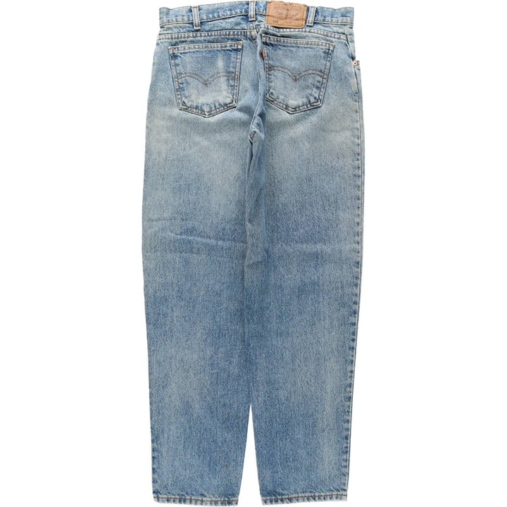1990'S Levi's 40550-0289 Orange Tab Tapered Denim Pants, Made in USA, Men's W32 (approx.), Vintage cotton Blue type light blue Vintage Second Hand