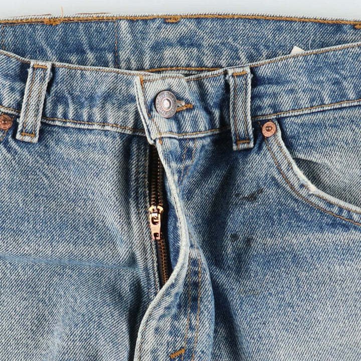 1990'S Levi's 40550-0289 Orange Tab Tapered Denim Pants, Made in USA, Men's W32 (approx.), Vintage cotton Blue type light blue Vintage Second Hand