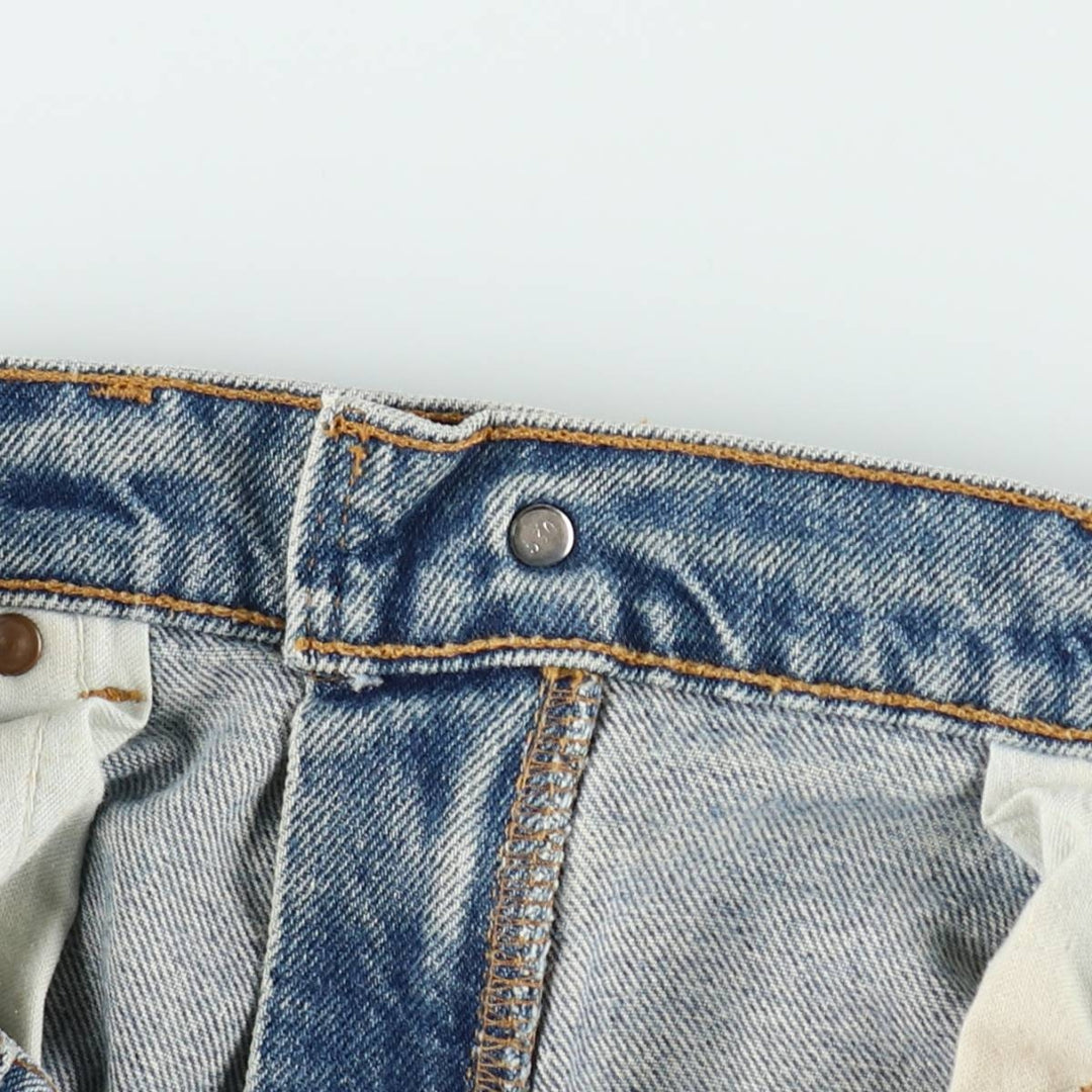 1990'S Levi's 40550-0289 Orange Tab Tapered Denim Pants, Made in USA, Men's W32 (approx.), Vintage cotton Blue type light blue Vintage Second Hand