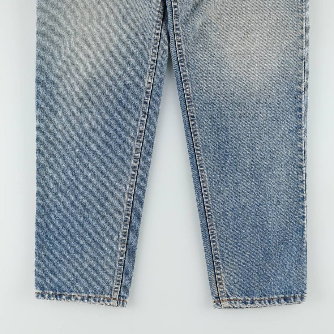 1990'S Levi's 40550-0289 Orange Tab Tapered Denim Pants, Made in USA, Men's W32 (approx.), Vintage cotton Blue type light blue Vintage Second Hand