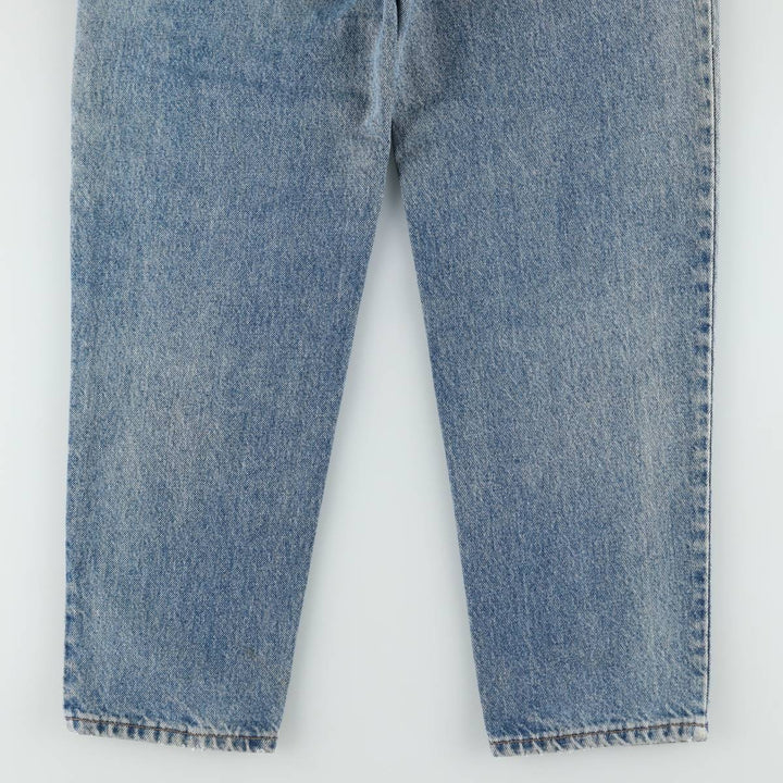 1990'S Levi's 40550-0289 Orange Tab Tapered Denim Pants, Made in USA, Men's W32 (approx.), Vintage cotton Blue type light blue Vintage Second Hand