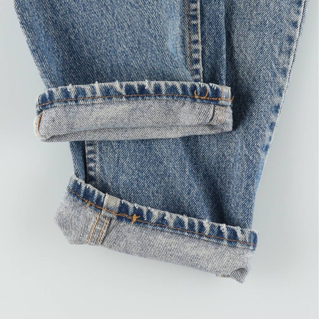 1990'S Levi's 40550-0289 Orange Tab Tapered Denim Pants, Made in USA, Men's W32 (approx.), Vintage cotton Blue type light blue Vintage Second Hand