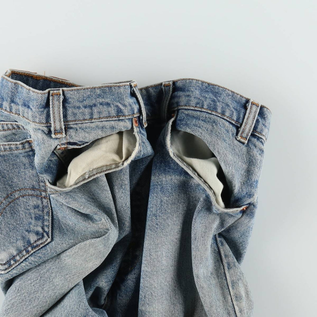 1990'S Levi's 40550-0289 Orange Tab Tapered Denim Pants, Made in USA, Men's W32 (approx.), Vintage cotton Blue type light blue Vintage Second Hand