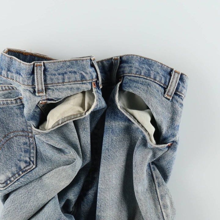 1990'S Levi's 40550-0289 Orange Tab Tapered Denim Pants, Made in USA, Men's W32 (approx.), Vintage cotton Blue type light blue Vintage Second Hand