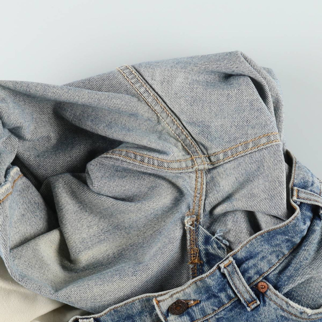 1990'S Levi's 40550-0289 Orange Tab Tapered Denim Pants, Made in USA, Men's W32 (approx.), Vintage cotton Blue type light blue Vintage Second Hand