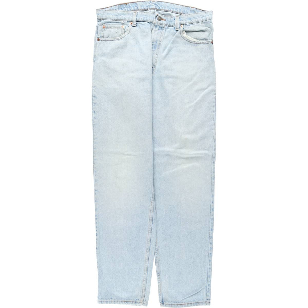 1990'S Levi's 550-4834 Tapered Denim Pants, Made in USA, Men's Size W36 (approx.), Vintage cotton Blue type light blue Vintage Second Hand