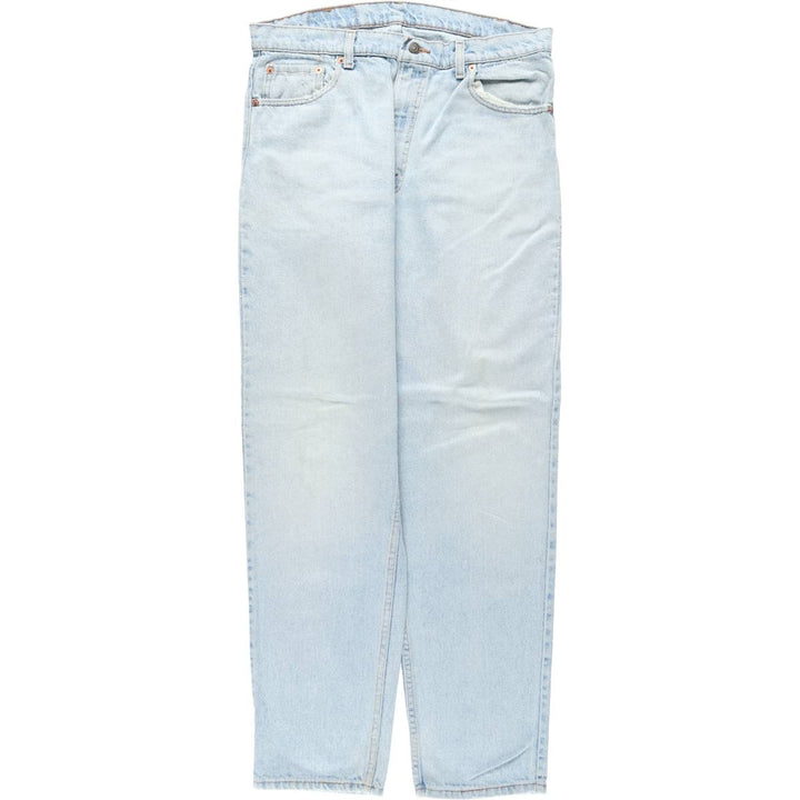 1990'S Levi's 550-4834 Tapered Denim Pants, Made in USA, Men's Size W36 (approx.), Vintage cotton Blue type light blue Vintage Second Hand