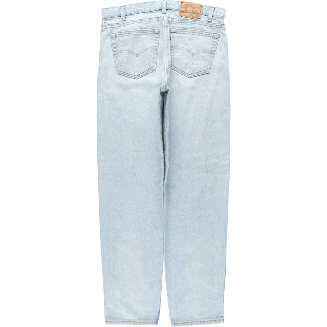 1990'S Levi's 550-4834 Tapered Denim Pants, Made in USA, Men's Size W36 (approx.), Vintage cotton Blue type light blue Vintage Second Hand