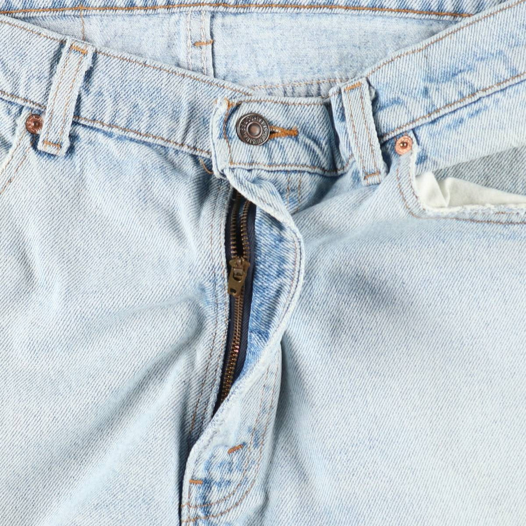 1990'S Levi's 550-4834 Tapered Denim Pants, Made in USA, Men's Size W36 (approx.), Vintage cotton Blue type light blue Vintage Second Hand
