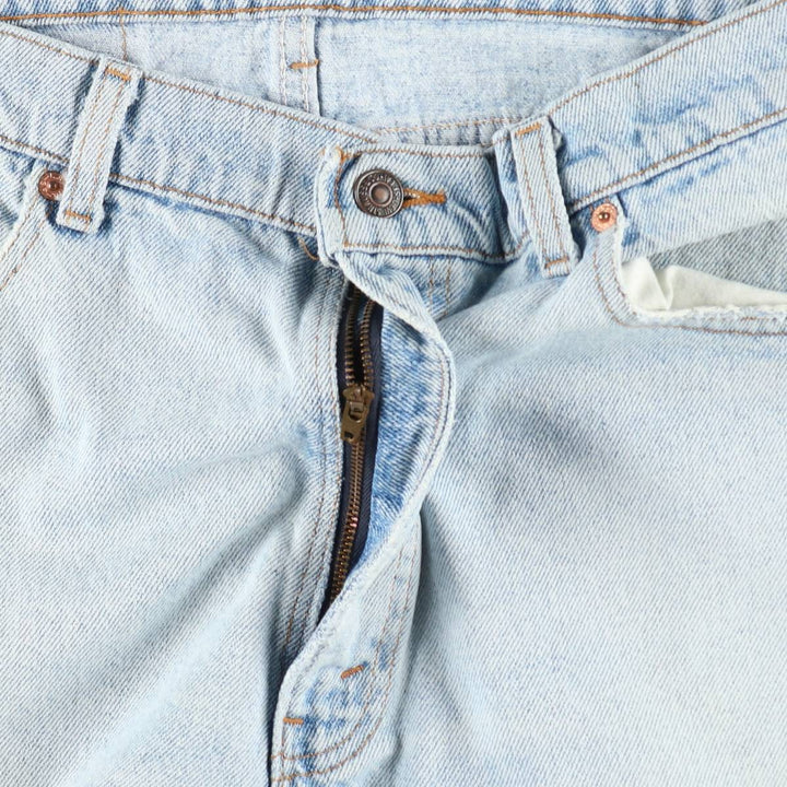 1990'S Levi's 550-4834 Tapered Denim Pants, Made in USA, Men's Size W36 (approx.), Vintage cotton Blue type light blue Vintage Second Hand