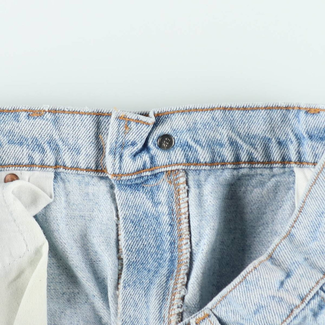 1990'S Levi's 550-4834 Tapered Denim Pants, Made in USA, Men's Size W36 (approx.), Vintage cotton Blue type light blue Vintage Second Hand