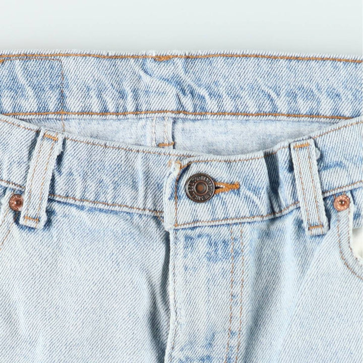 1990'S Levi's 550-4834 Tapered Denim Pants, Made in USA, Men's Size W36 (approx.), Vintage cotton Blue type light blue Vintage Second Hand