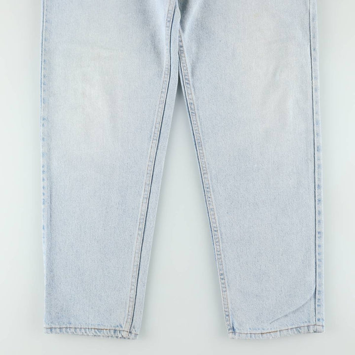 1990'S Levi's 550-4834 Tapered Denim Pants, Made in USA, Men's Size W36 (approx.), Vintage cotton Blue type light blue Vintage Second Hand