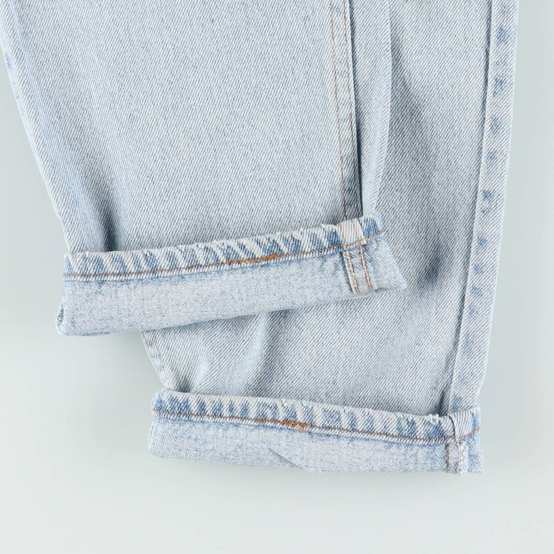 1990'S Levi's 550-4834 Tapered Denim Pants, Made in USA, Men's Size W36 (approx.), Vintage cotton Blue type light blue Vintage Second Hand