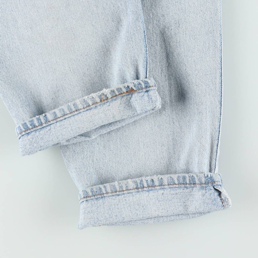 1990'S Levi's 550-4834 Tapered Denim Pants, Made in USA, Men's Size W36 (approx.), Vintage cotton Blue type light blue Vintage Second Hand
