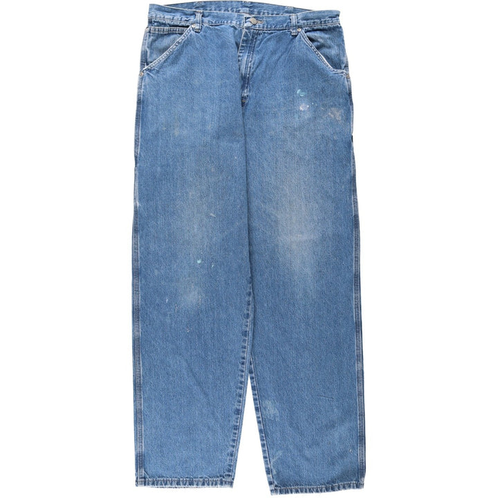 Wrangler Denim Painter Pants for Men, W36 cotton blue type Vintage Second Hand