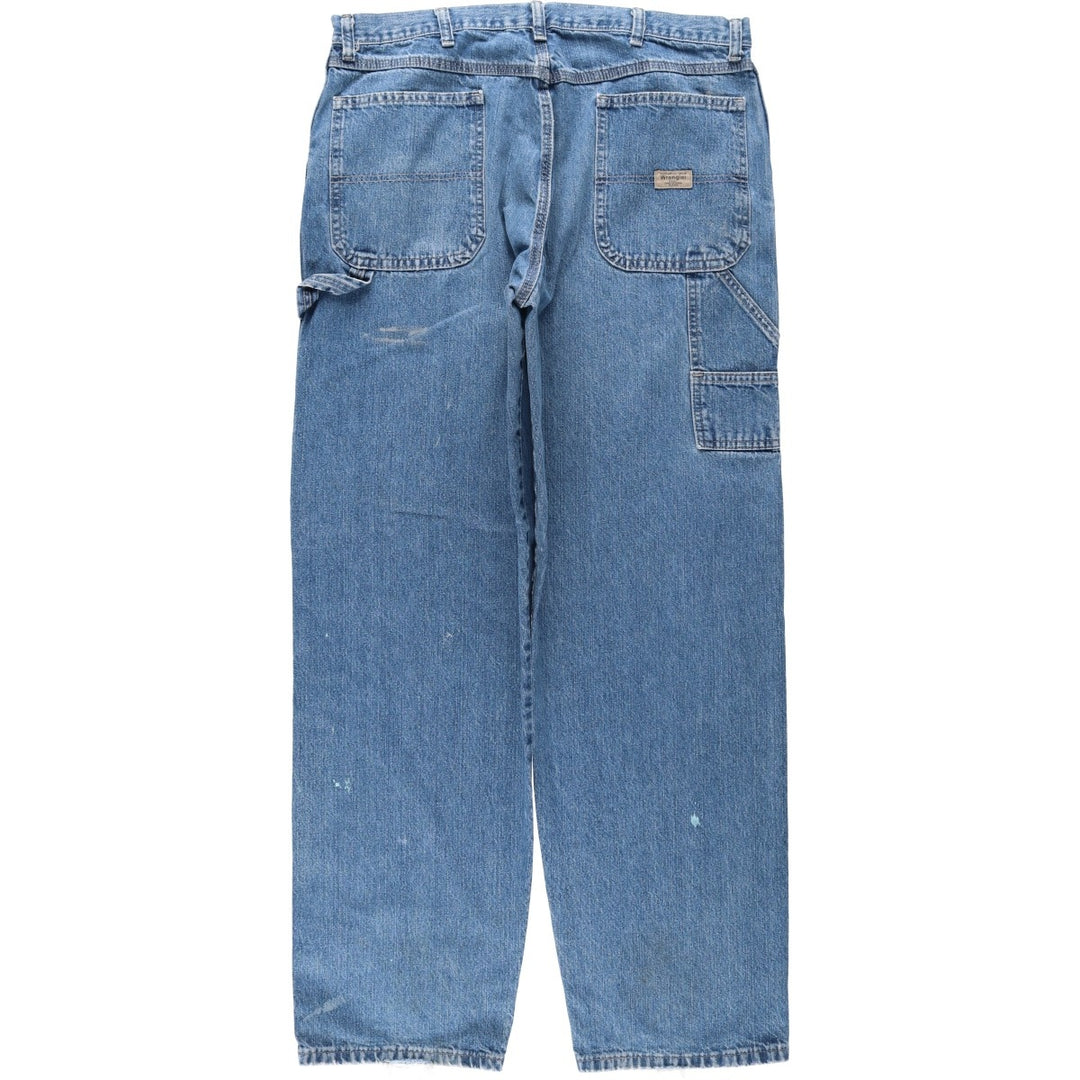 Wrangler Denim Painter Pants for Men, W36 cotton blue type Vintage Second Hand