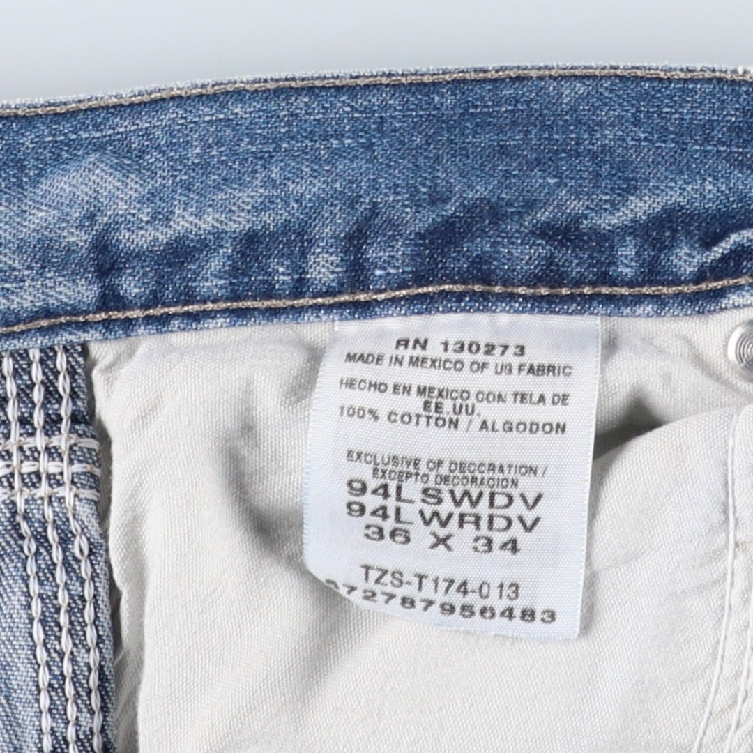 Wrangler Denim Painter Pants for Men, W36 cotton blue type Vintage Second Hand