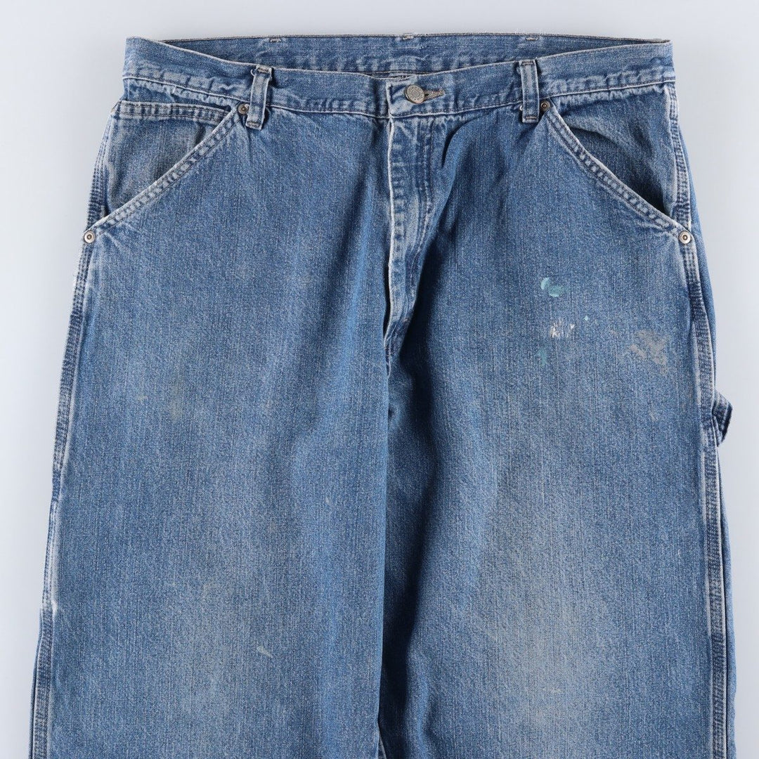 Wrangler Denim Painter Pants for Men, W36 cotton blue type Vintage Second Hand