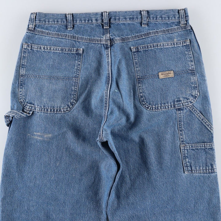 Wrangler Denim Painter Pants for Men, W36 cotton blue type Vintage Second Hand