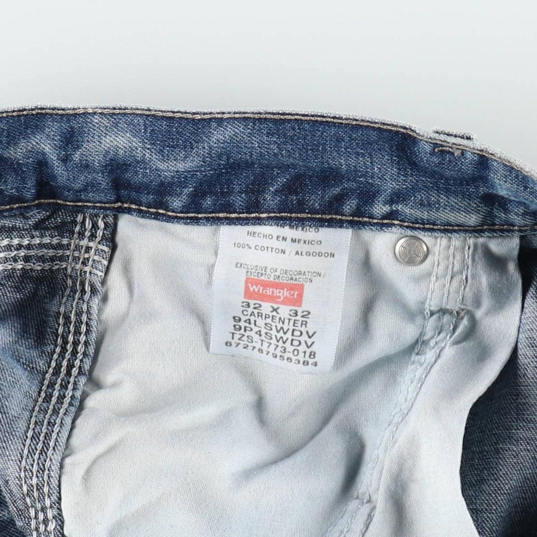 Wrangler Carpenter Denim Painter Pants, Men's, Size W33 cotton blue type Vintage Second Hand