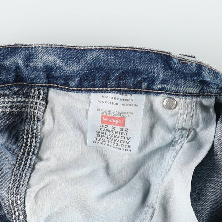 Wrangler Carpenter Denim Painter Pants, Men's, Size W33 cotton blue type Vintage Second Hand