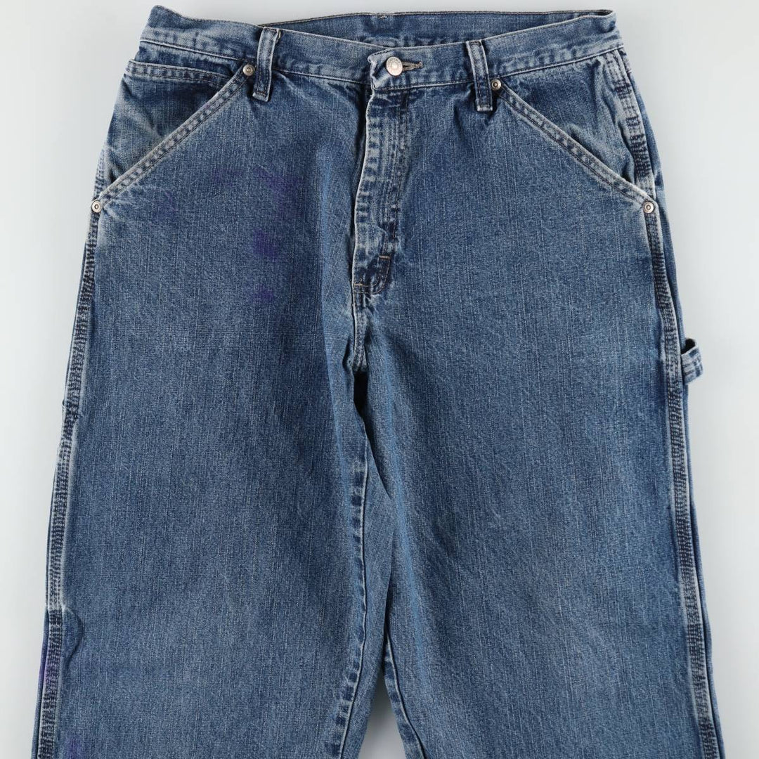 Wrangler Carpenter Denim Painter Pants, Men's, Size W33 cotton blue type Vintage Second Hand
